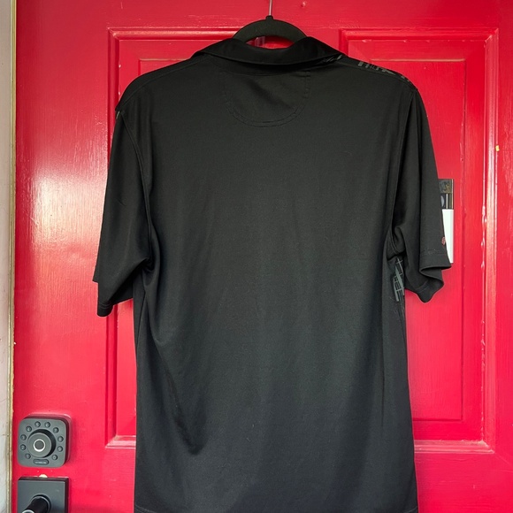 Greg Norman Small Golf Shirt Black Short Sleeve Polo - Picture 5 of 6